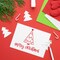 12 Pcs Christmas Tree Stencils for Painting(Holiday)6"L x 5"W
